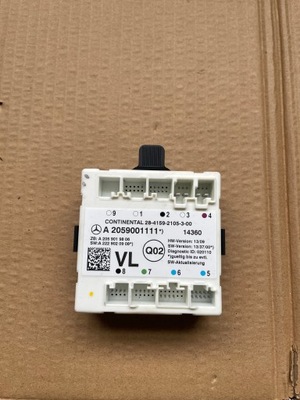 Mercedes c 205 модуль двері 2059001111 фото №1