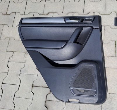 Vw touareg 7p обшивка обивка дверь левый задняя фото №1