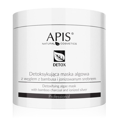 Apis Detoksykująca maska algowa z węglem, 200g