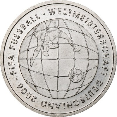 Niemcy, 10 Euro, 2006 FIFA World Cup, 2005, Srebro