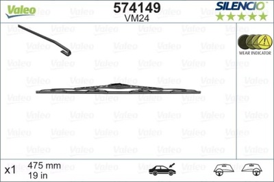 PIORO ДВОРНИКИ UM24/VM24 SPEC.475MM [ V 574149