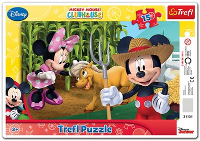 TREFL puzzle ramkowe Myszka Miki 15 31131