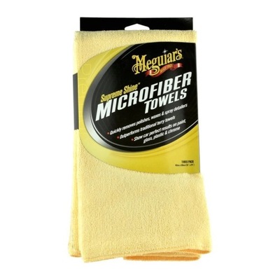 MEGUIARS SUPREME SHINE MIKROFIBRA MIKROWŁÓKNO 3szt