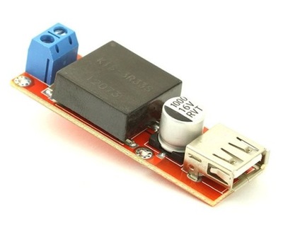 Moduł przetwornica KIS3R33S DC-DC step-down USB 7V-24V do 5V 3A