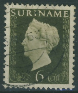 Kolonie hol. Suriname 6 cent. - Królowa