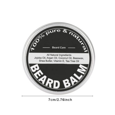 Mens Beard Grooming Balm Wąsy Nawilżający Wosk