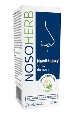 NOSOHERB Nawilzajacy Spray do nosa 15ml