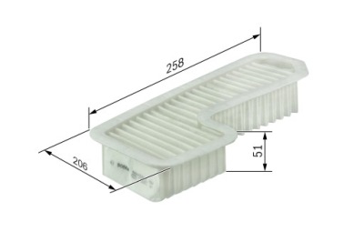 Bosch f 026 400 353 фільтр повітря фото №1