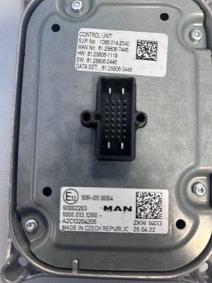 Перетворювач модуль світла man tg3, tgx,tgs nowa фото №1