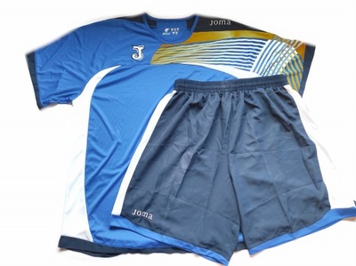 KOMPLET SPORTOWY JOMA GALAXY OUTLET NIEBIESKI XL