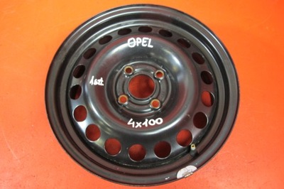 OPEL ASTRA 2 II G VECTRA B CORSA C COMBO C LLANTA DE ACERO 15'' 4X100 6J ET49  