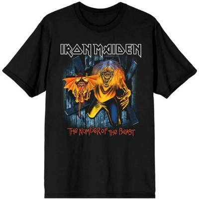 Koszulka letnia Iron Maiden Liczba bestii,Black,M