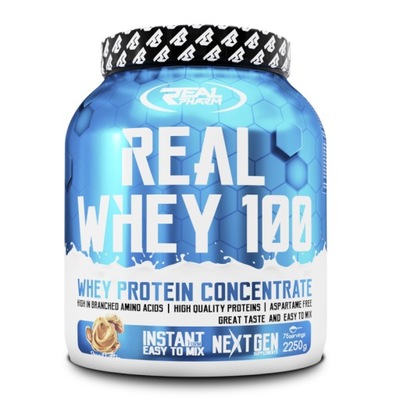 REAL COMPLETE WHEY 100 2.25KG WANILIA - REAL PHARM