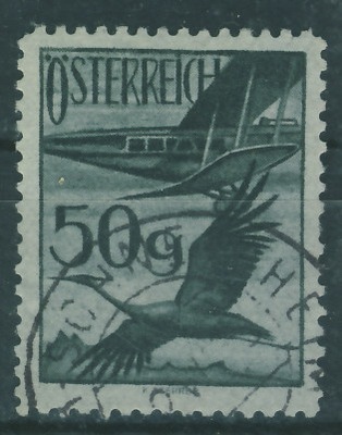 Austria 50 gr. - Samolot , Ptak