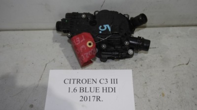 Корпус termostatau citroen c3 iii 1.6 blue hdi фото №1