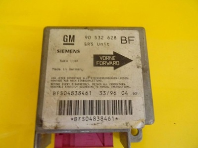 Модуль датчик подушка безпеки opel corsa b 90532628bf nr1657 фото №1