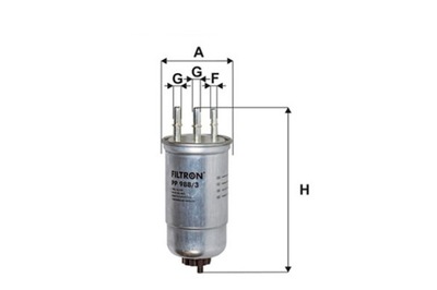 FILTRON FILTER FUEL DACIA DUSTER DUSTER SUV LOGAN LOGAN EXPRESS  