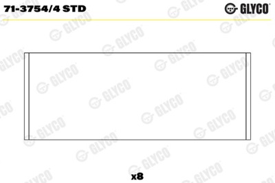 GLYCO 71-3754/4 STD ĮVORĖS ŠVAISTIKLIO 