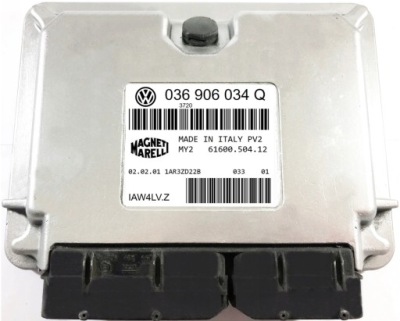 Бортовой компьютер ecu audi a2 1.4 036906034q iaw4lv.z фото №1