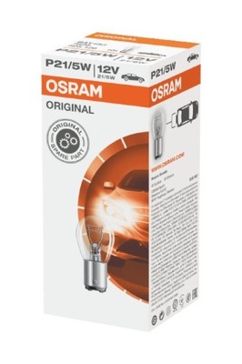 ЛАМПОЧКА OSRAM P21/5W ORIGINAL 12V 1 ШТУКА