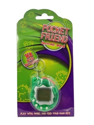 Pocket Friend elektroniczne zwierzątko TAMAGOTCHI Zielony