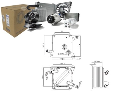 Радиатор масла nissan micra c + c iii micra iv note renault arkana i фото №1