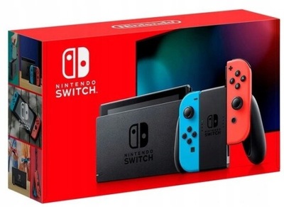 KONSOLA NINTENDO SWITCH V2 NEON RED BLUE NSW