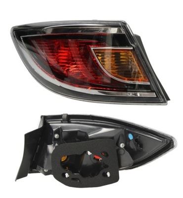 Лампа задня ліва mazda 6 хетчбек sedan 09-12 фото №1