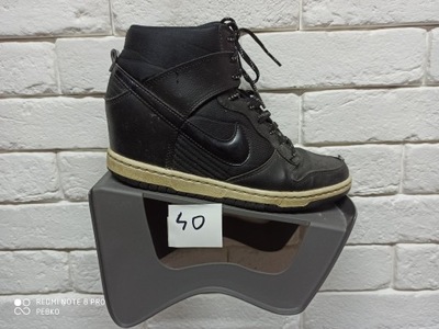 DAMSKIE CZARNE BUTY NIKE DUNK SKY HI ESSENTIA R 40