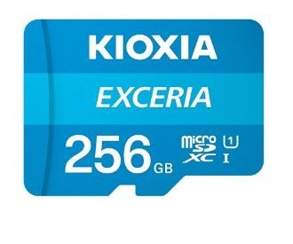 Kioxia Pamięć micro SD 256GB M203 UHS U1 +adapter