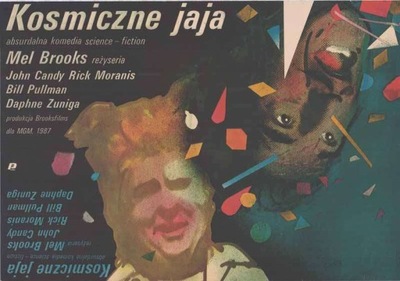 plakat Maciej Buszewicz: Kosmiczne jaja 1988, B1