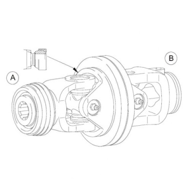 Walterscheid шарнір 1696753696753 фото №1