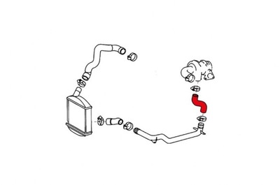 Шланг турбины mercedes v vito w638 6385282882 фото №1