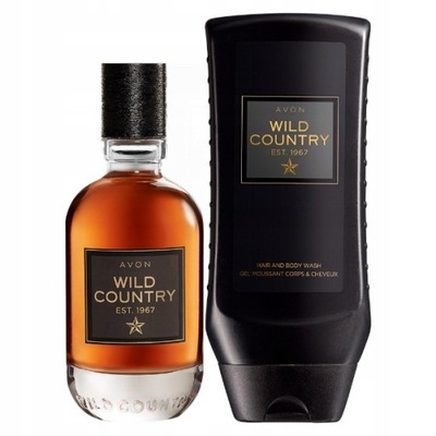 Avon Wild Country Zestaw Męski [Perfumy + Żel]