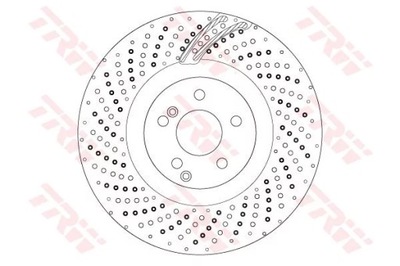 DF6873S/TRW DISCO DE FRENADO MERCEDES CLASE C AMG 14- PRZ  