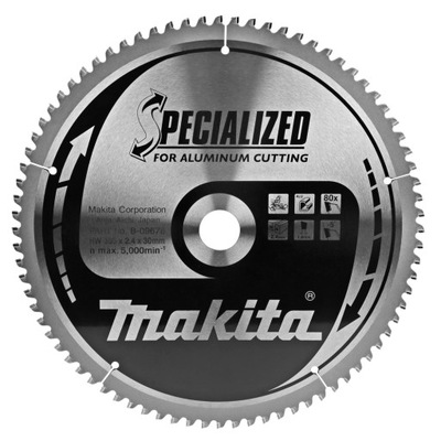 MAKITA tarcza do aluminium 305x30 80z