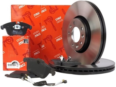 TRW DISCOS + ZAPATAS PARTE DELANTERA CITROEN C5 3 304MM  