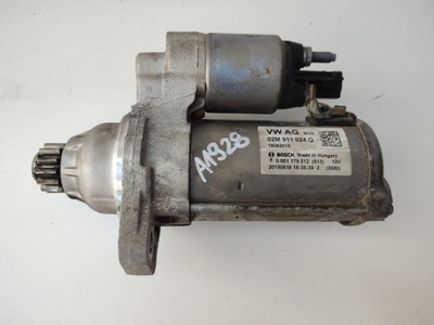 Стартер skoda rapid 1.2tsi 67tys пробіг 02m911024q оригінал фото №1