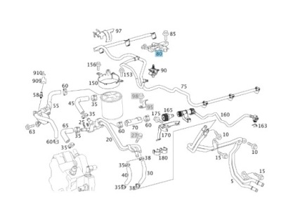 Mercedes-benz оригинальный номер a6420780341 шланг сливной топлива фото №1