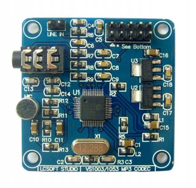 VS1053 MP3 12.228Mhz Moduł dekodowania dźwięku