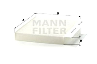 MANN-FILTER FILTRO CABINAS CITROEN XSARA PICASSO 1.6-2.0D 12.99-06.12  