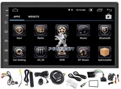 RADIO 2DIN ANDROID 16 PEUGEOT 307 Przedlift 2003-2006 4GB