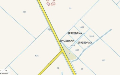 Działka, Jeziorko, Ryn, Giżycki, 3025 m²