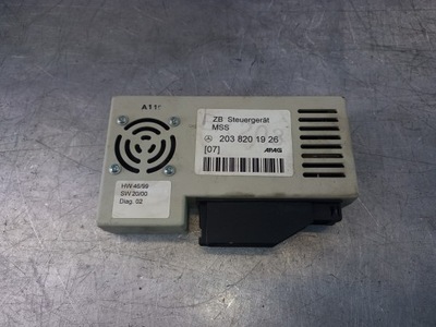 Модуль комфорту 2038201926 mercedes-benz w203 2.2cdi фото №1