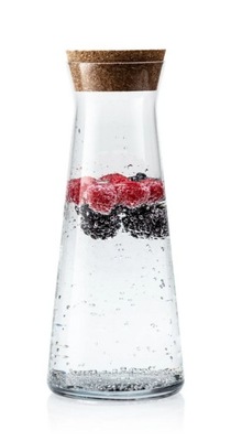 Karafka szklana do wody zamykana 1l Emma Trend Glass