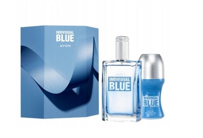 AVON INDIVIDUAL BLUE ZESTAW 2 KOSMETYKÓW PUDEŁKO PREZENT