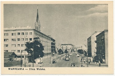 Warszawa Ulica Wolska tramwaj