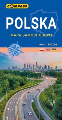 Polska mapa samochodowa - Compass wydanie 2024