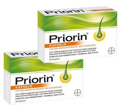 Priorin ORIGINÁLNÍ BALENÍ Kapsle Růst vlasů 60 ks Německo