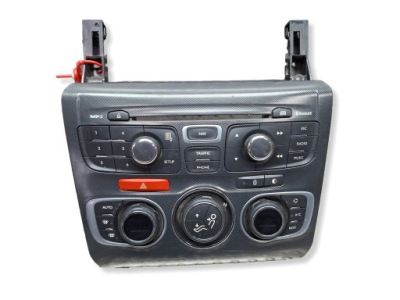 Панель кондиционера радио 9666027577 citroen c4 ii ds4 2010- фото №1